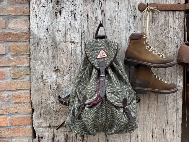 The Sentier backpack, stitched through time, made to last